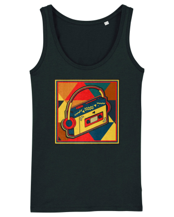 Retro Cassette Player Black