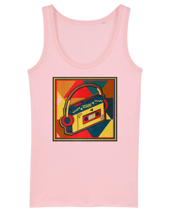 Retro Cassette Player Cotton Pink