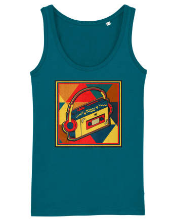 Retro Cassette Player Ocean Depth