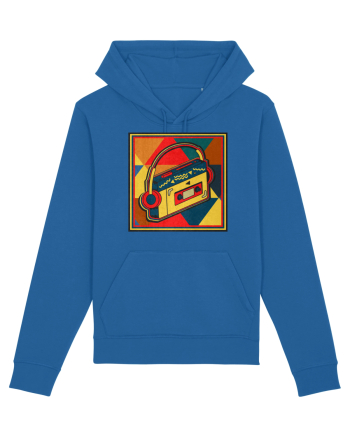 Retro Cassette Player Royal Blue