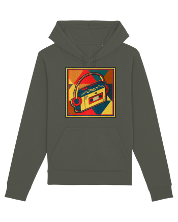 Retro Cassette Player Khaki