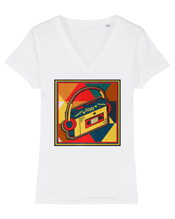 Retro Cassette Player White