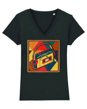 Retro Cassette Player Black