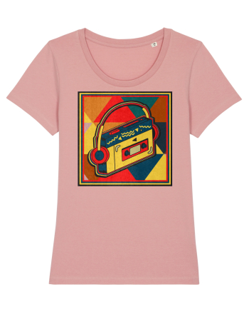 Retro Cassette Player Canyon Pink