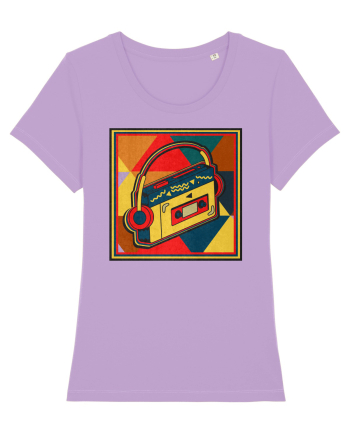 Retro Cassette Player Lavender Dawn