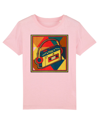Retro Cassette Player Cotton Pink