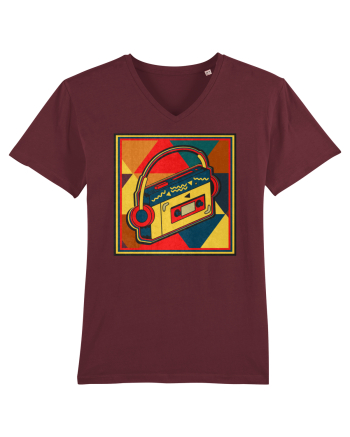 Retro Cassette Player Burgundy