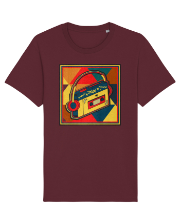 Retro Cassette Player Burgundy