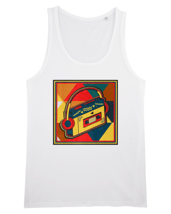 Retro Cassette Player White