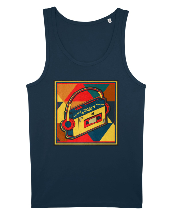 Retro Cassette Player Navy