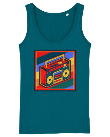 Retro Cassette Player Ocean Depth