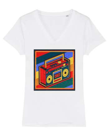 Retro Cassette Player White