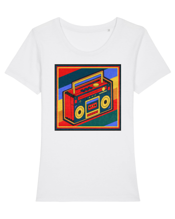 Retro Cassette Player White