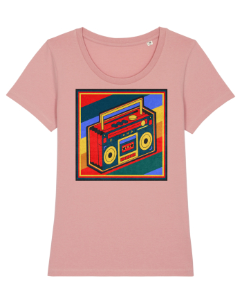 Retro Cassette Player Canyon Pink