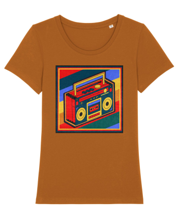 Retro Cassette Player Roasted Orange
