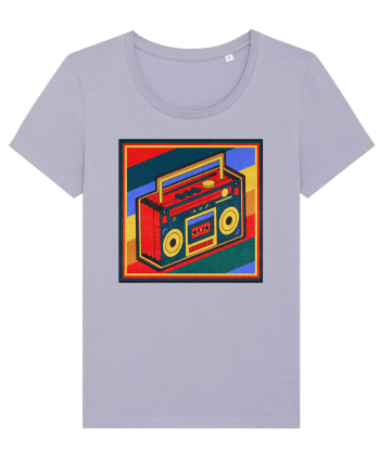 Retro Cassette Player Lavender