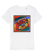 Retro Cassette Player Tricou mânecă scurtă  Copii Mini Creator