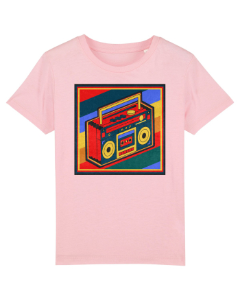 Retro Cassette Player Cotton Pink