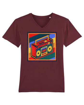 Retro Cassette Player Burgundy
