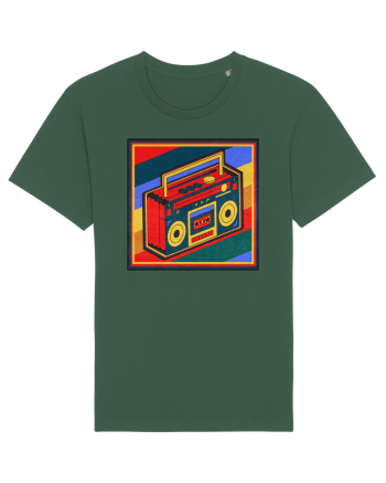 Retro Cassette Player Bottle Green