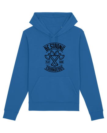 Be Strong Axe Black Royal Blue