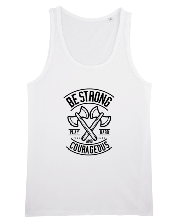 Be Strong Axe Black White