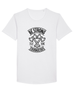 Be Strong Axe Black Tricou mânecă scurtă guler larg Bărbat Skater