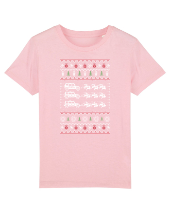 CHRISTMAS CAR Cotton Pink
