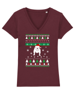 CHRISTMAS Tricou mânecă scurtă guler V Damă Evoker