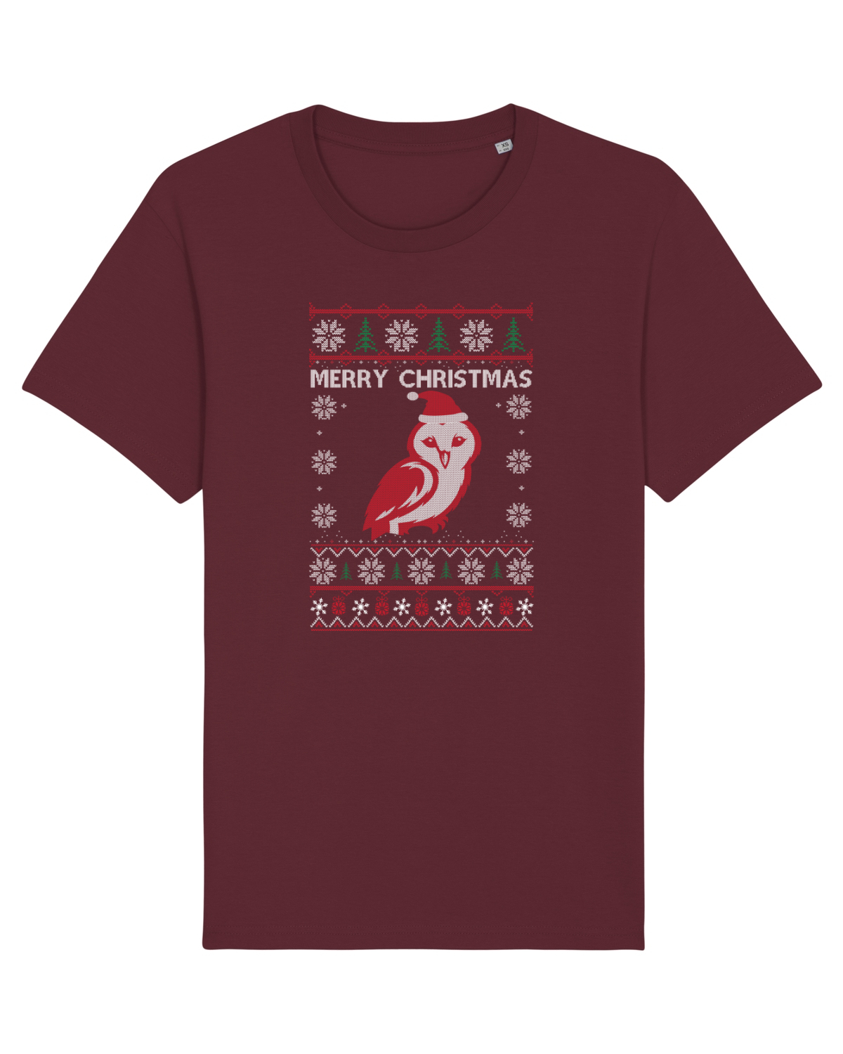 Tricou mânecă scurtă Unisex Rocker Burgundy