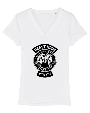 Beast Mode Activated Gym Black White