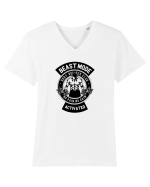 Beast Mode Activated Gym Black Tricou mânecă scurtă guler V Bărbat Presenter