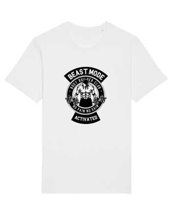 Beast Mode Activated Gym Black White