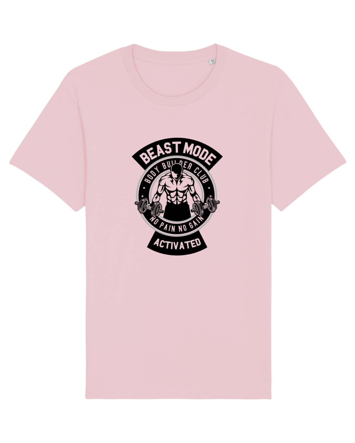 Tricou mânecă scurtă Unisex Rocker Cotton Pink