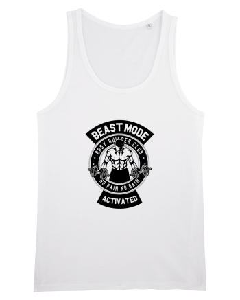 Beast Mode Activated Gym Black White