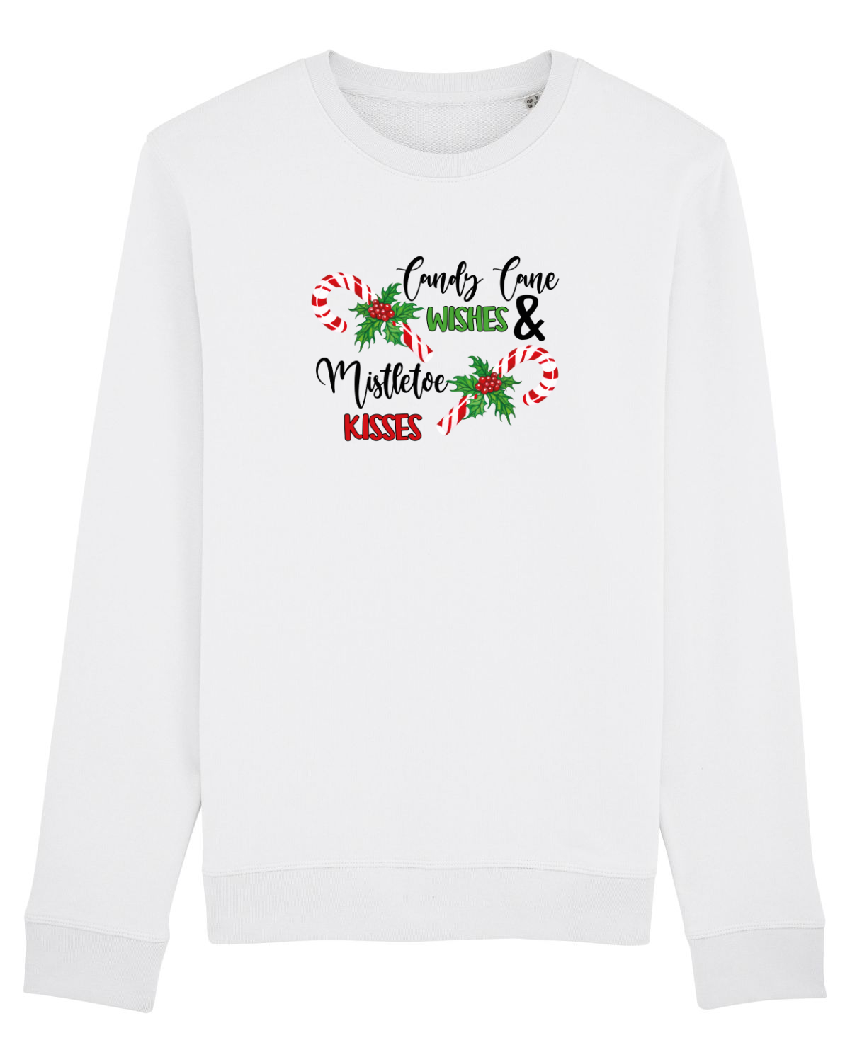 Bluză mânecă lungă Unisex Rise White