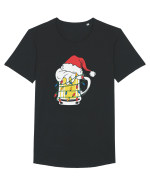 Christmas Beer Tricou mânecă scurtă guler larg Bărbat Skater