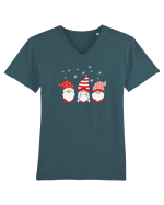 Christmas Gnomes Tricou mânecă scurtă guler V Bărbat Presenter