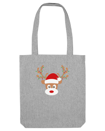 Christmas Reindeer Heather Grey