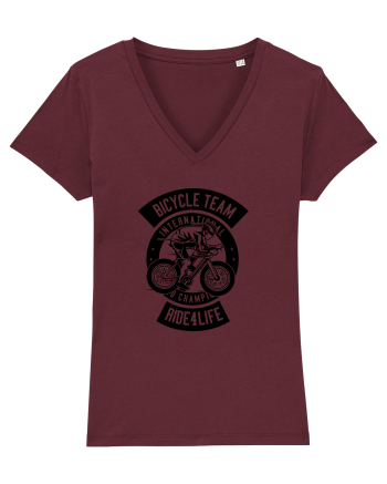 Bicycle Team Black Burgundy