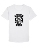 Bicycle Team Black Tricou mânecă scurtă guler larg Bărbat Skater
