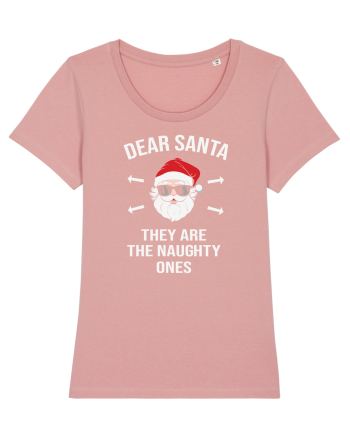Dear Santa They Are The Naughty Ones Canyon Pink
