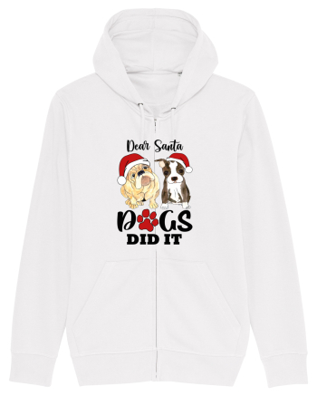 Dear Santa Dogs Did It White