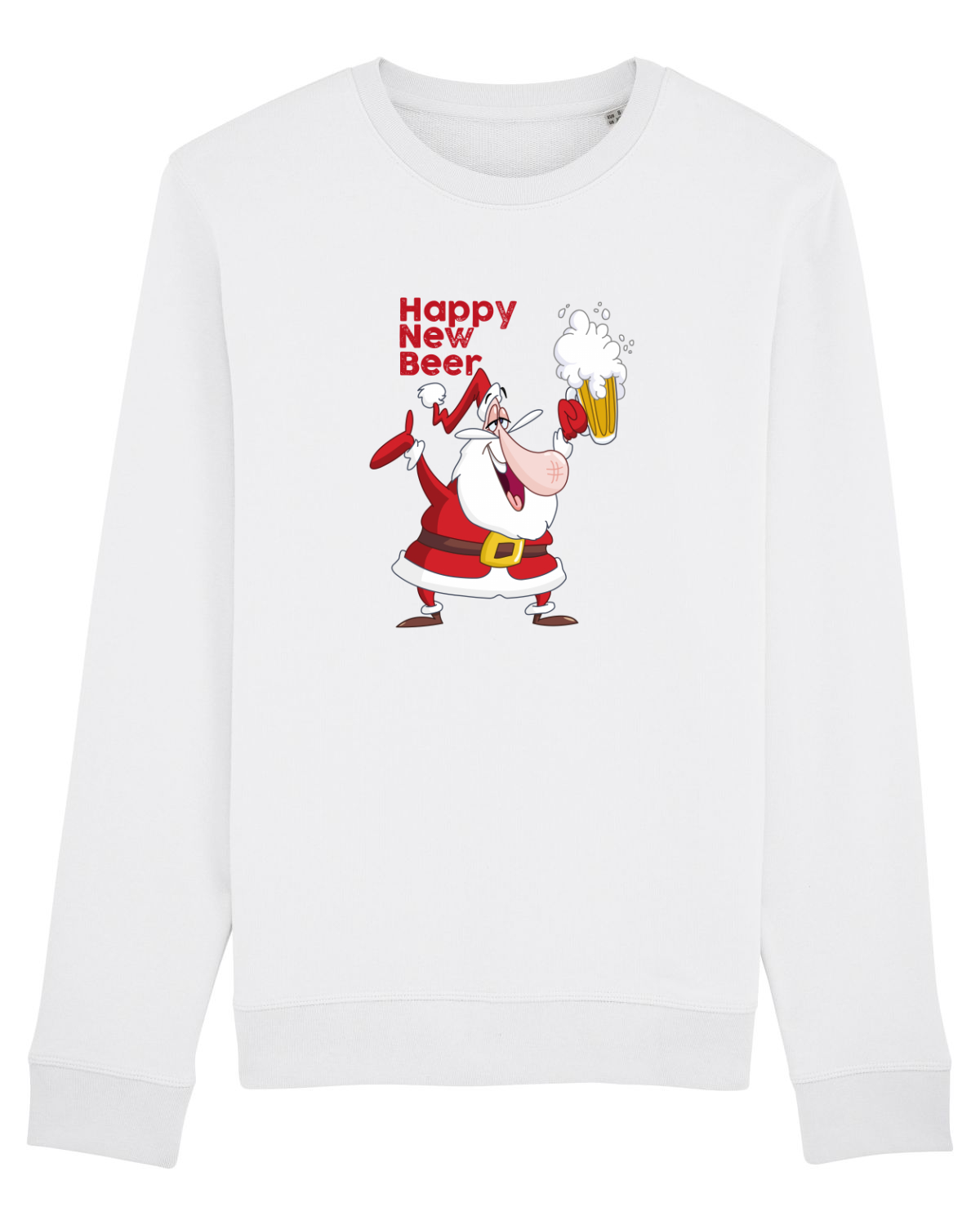 Bluză mânecă lungă Unisex Rise White