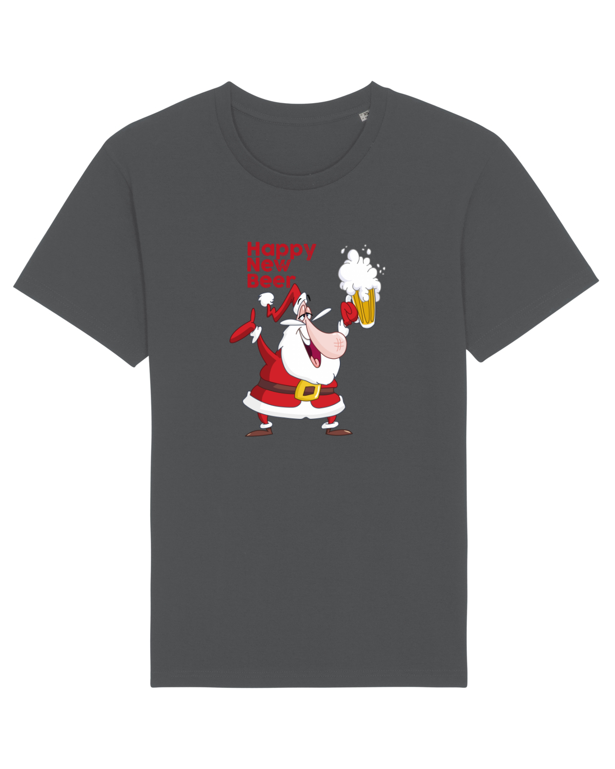 Tricou mânecă scurtă Unisex Rocker Anthracite