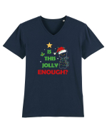 Is This Jolly Enough Tricou mânecă scurtă guler V Bărbat Presenter