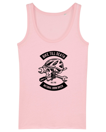 Bike Till Death Black Cotton Pink