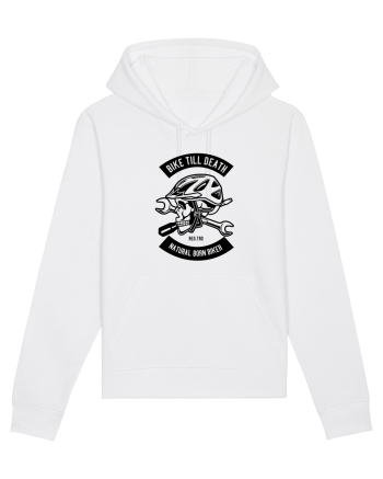 Bike Till Death Black White