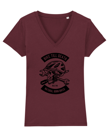 Bike Till Death Black Burgundy
