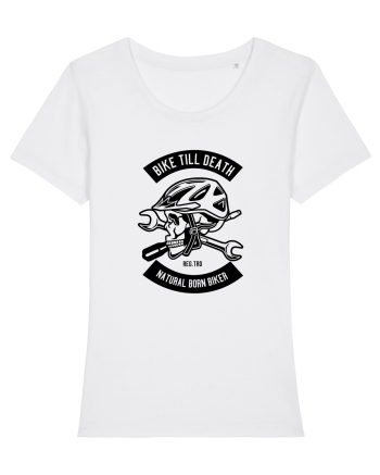 Bike Till Death Black White